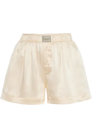 Comme Si Classica Silk Charmeuse Boxer Shorts, , S