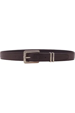 BEN-AMUN Exclusive Python-Effect Leather Belt, , M
