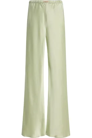 Comme Si Silk-Charmeuse Pants, , XS