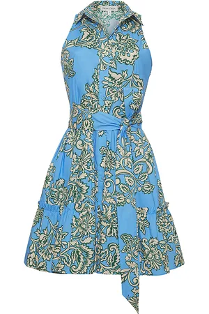 Cara Cara Hannah Cotton-Poplin Mini Shirt Dress, , L