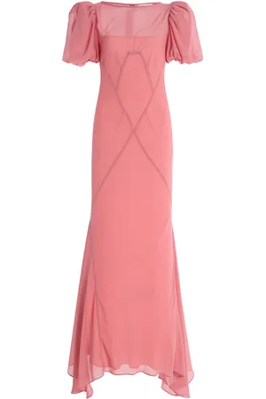 De La Vali Sabia Chiffon Maxi Dress, , UK 12