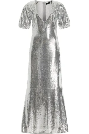 ROTATE Sequined Midi Dress, , EU 32