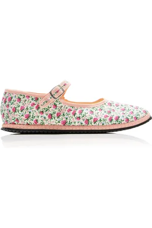 VIBI VENEZIA Exclusive Riviera Floral Canvas Mary Jane Flats, , IT 36