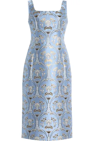 Cara Cara Carlie Jacquard Midi Dress, , US 0
