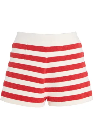 POSSE Exclusive Riviera Ari Striped Knit Shorts, , XS