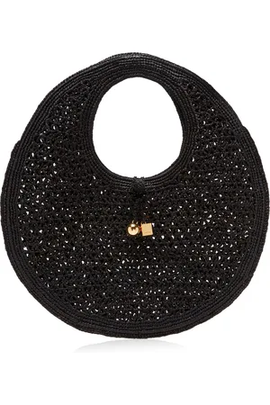 Jacquemus Le Spiaggia Raffia Tote Bag, , OS