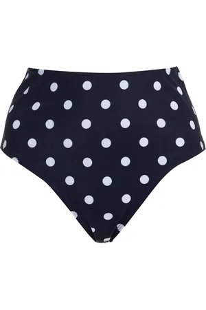 SEA Paulina High-Rise Polka-Dot Bikini Bottom, , XS