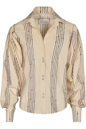 JOHANNA ORTIZ Cabos Sueltos Balloon Sleeve Cotton Shirt, , US 0