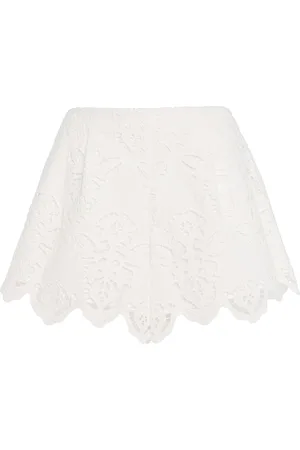 Cara Cara Trish Broderie-Anglaise Cotton Shorts, , XS