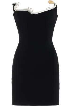 CHRISTOPHER ESBER Mollusk Sculpted Knit Mini Dress, , XS