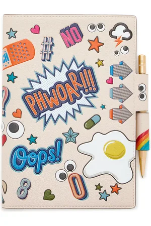 Anya Hindmarch Sticker Leather A5 Journal,
