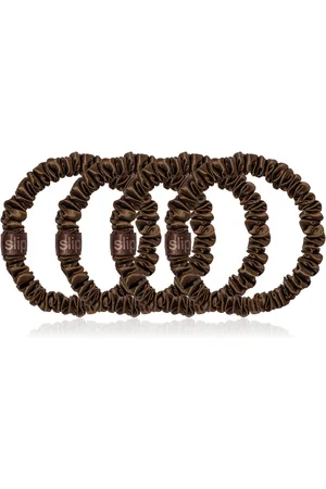 Slip Set-of-Four Silk Back to Basics Skinny Scrunchies