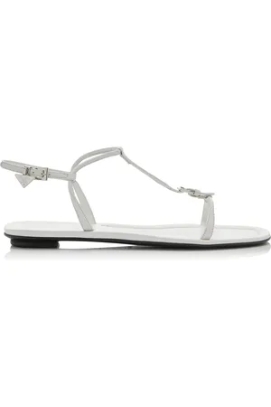 Prada Buckled Leather Sandals, , IT 37