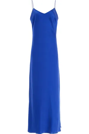 ASCENO The Lyon Silk Charmeuse Dress, , M