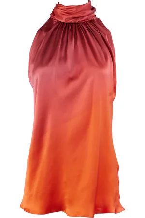 Francesca Miranda Eden Hand-Dyed Silk Top, , US 4