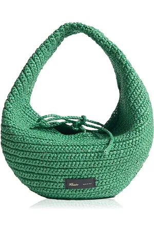 Khaite Olivia Medium Raffia Hobo Bag, , OS