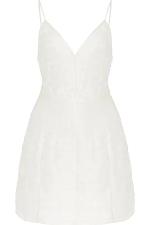 More Noir Mona Ruched Cotton-Silk Voile Mini Dress, , XS