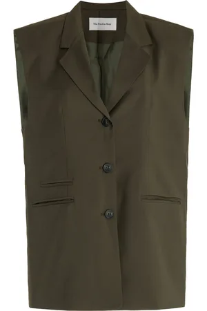 The Frankie Shop Exclusive Hana Woven Vest, , M
