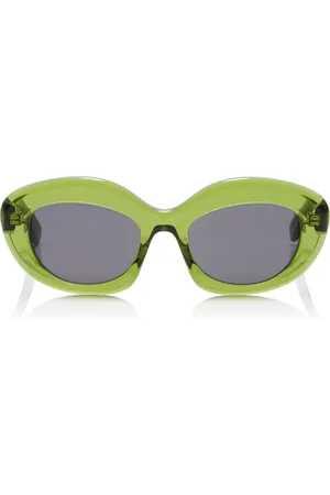 Loewe Round-Frame Acetate Sunglasses, , OS