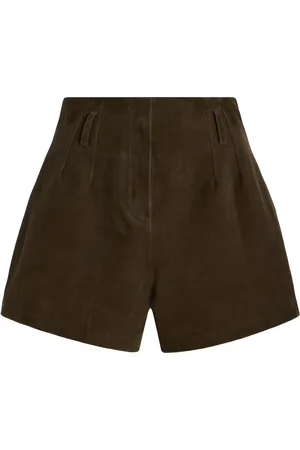 The Frankie Shop Lise Suede Shorts, , XS