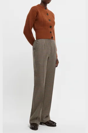 EMILIA WICKSTEAD Albert Fitted Wool Cardigan, , L