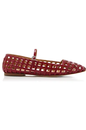 Aeyde Uma Patent Leather Mary Jane Flats, , IT 40