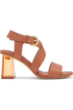 ULLA JOHNSON Elora Criss-Cross Leather Sandals, , IT 36