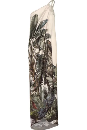 Andres Otalora Sin Disimulo Draped One-Shoulder Maxi Dress, , US 4