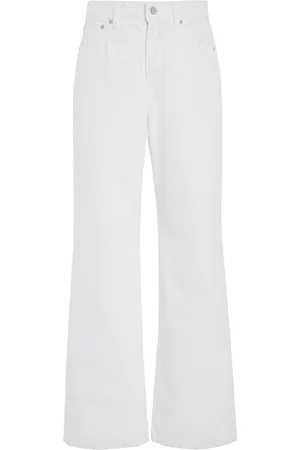 haikure Korea Rigid Mid-Rise Flared-Leg Jeans, , 24