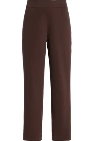 Staud Hunter Cropped Cotton-Suiting Straight-Leg Pants, , US 0