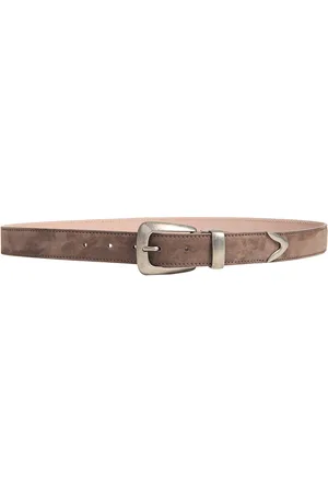Khaite Benny Suede Belt, , 70 cm