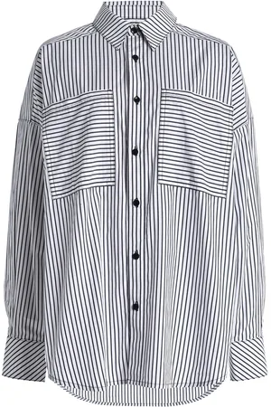 Outland Denim X Olive Cooke Maya Poplin Shirt, , XS