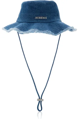 Jacquemus Le Bob Artichaut Denim Bucket Hat, , EU 56