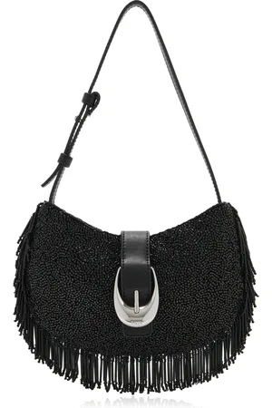 Staud Alana Fringed Beaded Bag, , OS