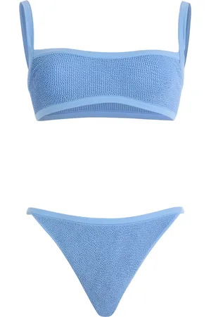 Hunza G Tyler Seersucker Bikini Set, , OS