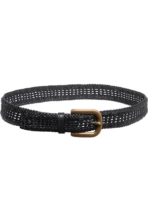 GABRIELA HEARST Sam Woven Leather Belt, , S