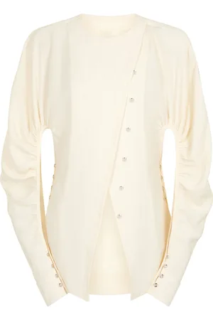 Paco rabanne Wrap-Front Blouse, , FR 40