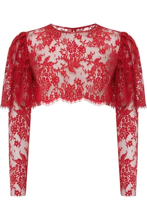 Rasario Cropped Lace Top, , FR 36