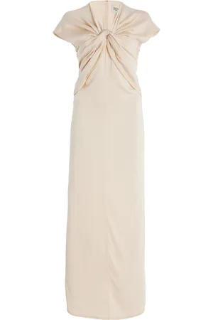 TOVE Tova Gathered Crepe Maxi Dress, , FR 38