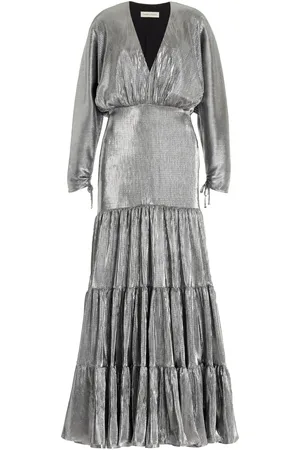 Andres Otalora Exclusive La Dorada Crinkle Dress, , US 0