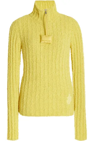 Moncler 1 Moncler JW Anderson Half-Zip Ribbed-Knit Sweater, , XS