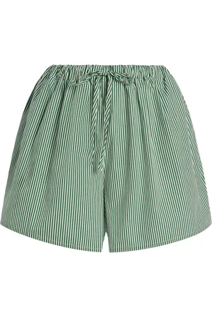 Zulu & Zephyr Striped Cotton Shorts, , AU 8
