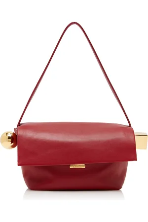 Jacquemus Le Rond Carre Leather Shoulder Bag, , OS