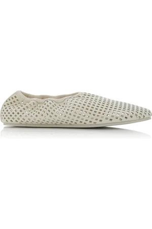 St Agni Perforated Leather Ballet Flats, , IT 36