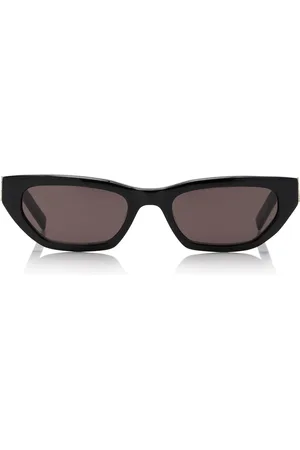 Saint Laurent Cat-Eye Acetate Sunglasses, , OS