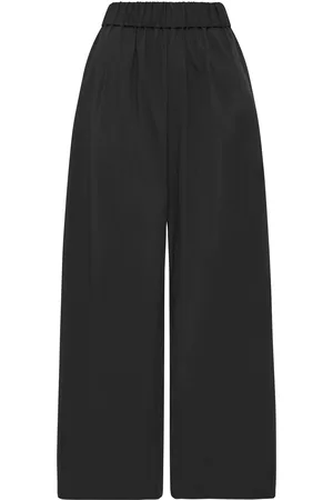 St Agni Cotton-Nylon Wide-Leg Pants, , XL