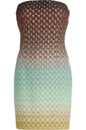 Missoni Strapless Crochet-Knit Mini Dress, , IT 36