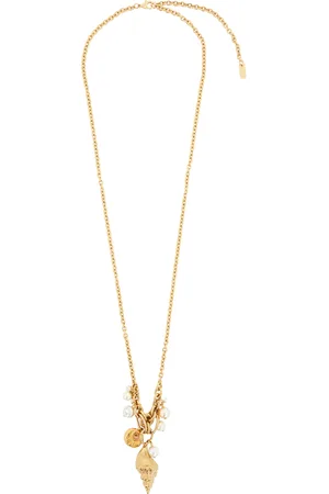 Chloé -Tone Shell Pearl Pendant Necklace, , OS, , Gifts For Her