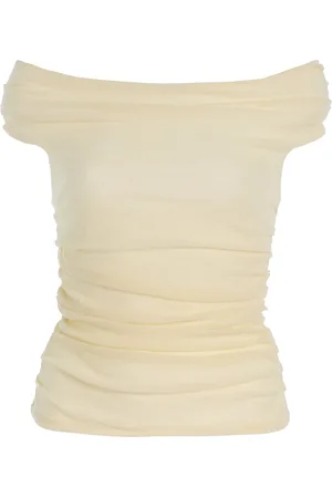 More Noir Ida Wool-Blend Jersey Top, , M