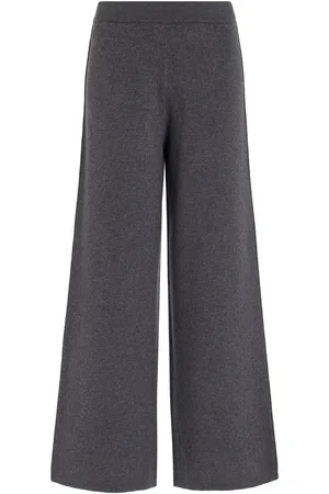 Proenza Schouler Grace Cropped Cotton-Cashmere Flare Pants, , M